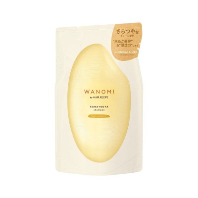 P&G Hair Recipe WANOMI SARATSUYA 清新花香米糠修護保濕護髮洗髮精 補充裝 300ml  163-1262